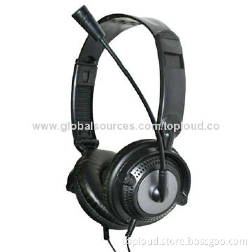 Wired headset for computer and iPhone series and Samsung, with microphone and 3.5mm plug